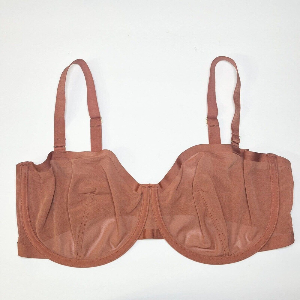 Cup The Balconette Mesh Bra in clay size 38F